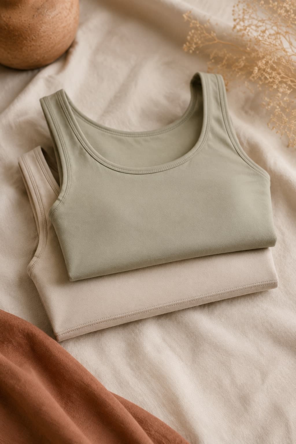 Cropped Yoga Top Pair