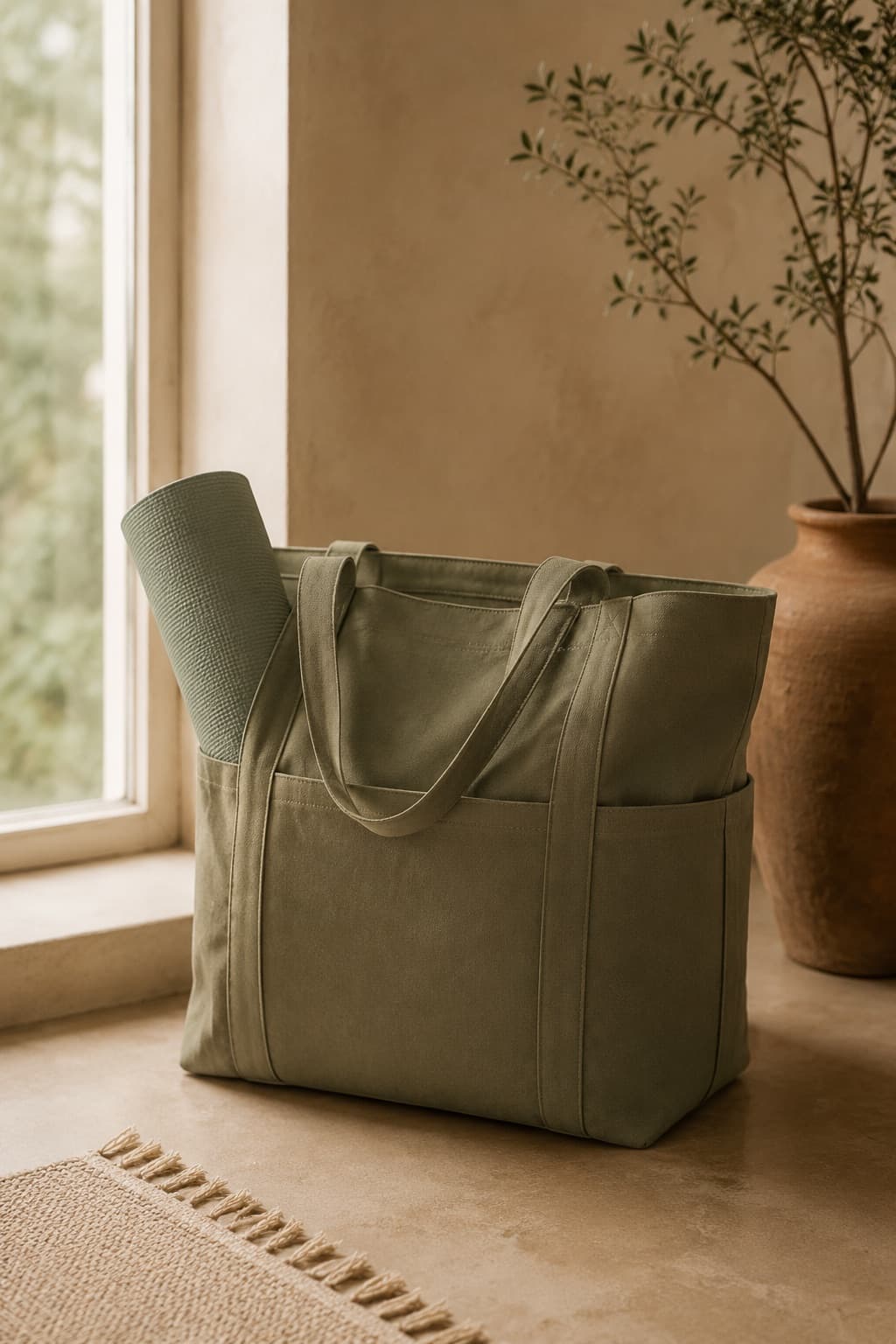 Travel Yoga Tote